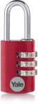 Yale YE3CB/20/121/1/CO számzáras bőrönd lakat (YE3CB201211CO)