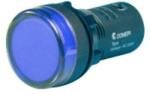 Comepi ECX LED jelzőlámpa, kék, fi22mm, 230VAC (ECX2054-220L) (ECX2054-220L)