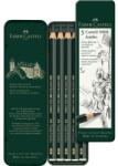 Faber-Castell Ceruza szett 5db-os Faber-Castell Grip 9000 HB, 2B, 4B, 6B, 8B, fém dobozban