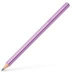 Faber-Castell Ceruza Faber-Castell Grip Jumbo Sparkle gyöngyházfényű háromszög alakú test, törésálló hegy, metál lila (111672)