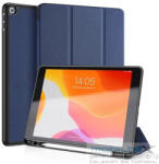 Apple iPad 10.2 (2019 / 2020 / 2021), mappa tok, Smart Case, érintőceruza tartó, Dux Ducis Domo, sötétkék - mobil-box