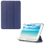 Samsung Tab S2 9.7 SM-T810 / T815, mappa tok, Trifold, sötétkék - mobil-box