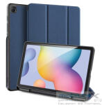 Samsung Tab S6 Lite 10.4 (2020 / 2022 / 2024) SM-P610 / P615 / P613 / P619 / P620 / P625, mappa tok, Trifold, érintőceruza tartó, Dux Ducis Domo, sötétkék - mobil-box
