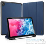 Huawei MediaPad M6 10.8, mappa tok, érintőceruza tartó, Dux Ducis Domo, sötétkék - mobil-box