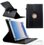  Univerzális TabletPC tok, mappa tok, 9-10", stand, elforgatható (360°), fekete - mobil-box