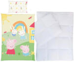  Peppa malac ovis ágynemű szett (szivárvány)