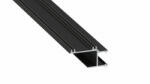 LED Labs Lumines LED profil APA16 lakkozott fekete, 1 m (LAB-10-0325-10)