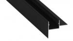 LED Labs LED profil LUMINES Motta fekete lakkozott 2, 02 m (LAB-10-1595-20)