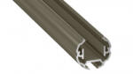 LED Labs Lumines LED profil Cosmo eloxált inox, 1 m (LAB-10-0173-10)