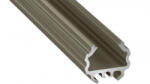 LED Labs Lumines LED profil Mico eloxált inox, 1 m (LAB-10-0303-10)