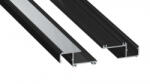 LED Labs Lumines LED profil IPA12 lakkozott fekete, 3 m (LAB-10-0405-30)