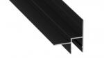 LED Labs LED profil LUMINES Bruno fekete lakkozott 2, 02 m (LAB-10-1535-20)