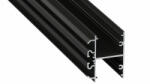 LED Labs Lumines LED profil DOPIO lakkozott fekete, 2, 02 m (LAB-10-0195-20)