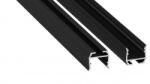 LED Labs LED profil LUMINES axel fekete eloxált 2, 02 m (LAB-10-1362-20)