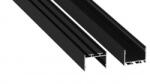 LED Labs LED profil LUMINES alba fekete eloxált 3 m (LAB-10-1402-30)