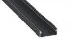 LED Labs Lumines LED profil DUAL eloxált fekete, 1 m (LAB-10-0000-69)