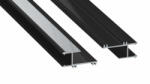 LED Labs Lumines LED profil APA12 lakkozott fekete, 2, 02 m (LAB-10-0315-20)