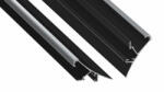 LED Labs Lumines LED profil LOGI lakkozott fekete, 1 m (LAB-10-0455-10)