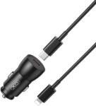 XO CC57 Autós Töltő szett 30W USB-C foglalattal + USB-C / Lightning kábellel a csomagban
