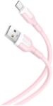 XO NB212 kábel USB / USB-C 1M 2.1A pink - xpro