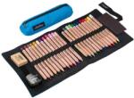 CRETACOLOR Pencil Wrap Set rajzkészlet feltekerhető vászon tartóban - MegaColor, 28 db-os