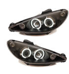 MTUNING Lights PEUGEOT 206 CC SW Front Projector Black - llracing - 144 750 Ft