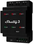Shelly PRO 3 - három áramkörös WiFi + Ethernet + Bluetooth okosrelé, kapcsolóbemenettel, DIN-sínre szerelhető - okosotthon