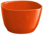 Emile henry (Франция) Квадратна керамична купа за салата EMILE HENRY Salad Bowl M - 22 х 22 см - цвят оранжев (EH 6594-76)