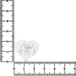 NASSIA Set Linkuri Argint - pentru bratara - inimioara sisters/friends (ENG-AG-48)