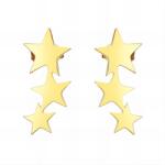 NASSIA Cercei Multi Stars din Inox placati cu AUR 18K (89821)