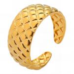 NASSIA Inel reglabil Mass din Inox placat cu AUR 18K (89748)