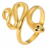 NASSIA Inel reglabil Snake din Inox placat cu AUR 18K (87082)