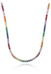 NASSIA Colier Tennis din argint 925 Rainbow ICE, 40cm (2207h4)