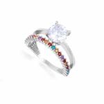 NASSIA Inel dublu din Argint 925 3.78g, M58 (220324-11b)