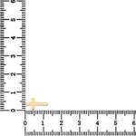NASSIA Link Argint - pentru bratara - cruce 1.2cm placata cu aur (ENG-AG-70)