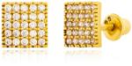 NASSIA Cercei Square din Aur 14K 1.54g cu protectie pentru copii (15042533)