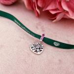 NASSIA Charm din Argint 925 2.7g - Inimioara cu copacul vietii (150122-06)