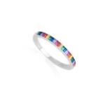 NASSIA Inel tip tennis din Argint 925 1.62g, M54 (240124-22b)