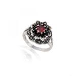 NASSIA Inel din argint 925 cu marcasite 4.35g (261023-64)