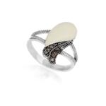 NASSIA Inel din Argint 925 cu marcasite 3.59g (270324-26)