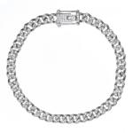 NASSIA Bratara Supreme Crystal din Argint 925, 19cm (170325-07b)