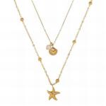 NASSIA Colier Dublu Shell Summer din Inox placat cu AUR (89543)