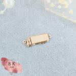 NASSIA Link din aur 8k - pentru bratara - TIR 0.9x2.4cm (8k-181022-t)