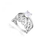 NASSIA Inel dublu din Argint 925 4.89g, M59 (220324-23c)