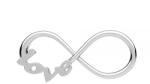 NASSIA Link din argint - pentru brățară - infinit Love (sfy75529)
