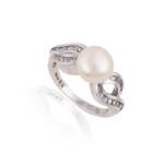 NASSIA Inel din Argint 925 si perla 3.9g, M56 (030522-23e)