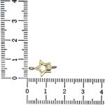 NASSIA Link din aur 14k - pentru bratara - steluta cu cristal (070423-14)