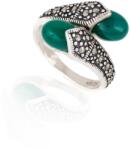 NASSIA Inel din argint 925 cu marcasite 5.30g, M54 (040923-11b)
