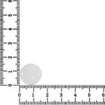 NASSIA Link Argint - pentru bratara - banut 16 pentru gravat (ENG-AG-25)