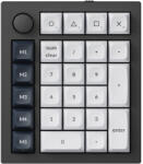 Keychron Q0 Max RGB vezeték nélküli numerikus billentyűzet, piros kapcsoló (fekete) [Q0M-M1] (Q0M-M1) - blacktip